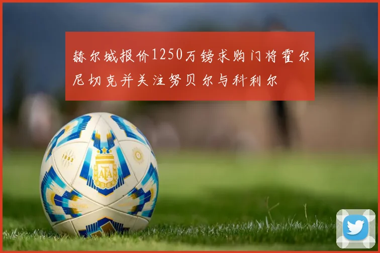 赫尔城报价1250万镑求购门将霍尔尼切克并关注努贝尔与科利尔